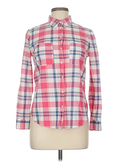 Pre-owned Joe Fresh Long Sleeve Button Down Shirt In Pink