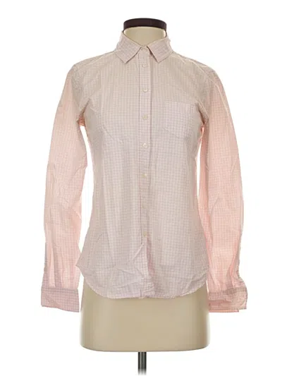 Pre-owned Joe Fresh Long Sleeve Button Down Shirt In Pink