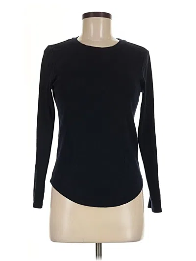 Pre-owned Joe Fresh Long Sleeve T-shirt In Black