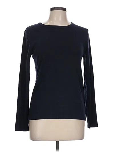 Pre-owned Joe Fresh Long Sleeve T-shirt In Blue