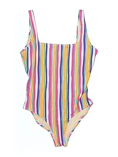 Pre-owned Joe Fresh One Piece Swimsuit In Yellow