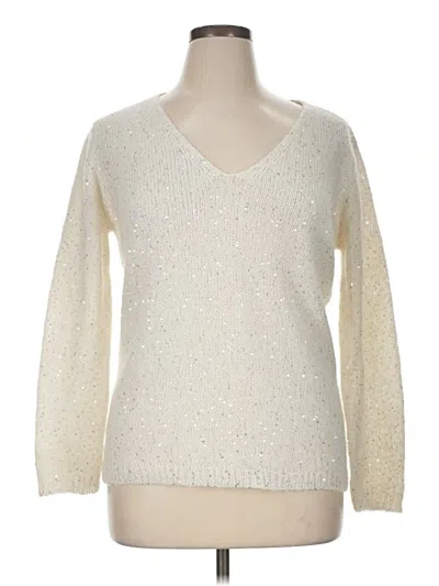Pre-owned Joe Fresh Pullover Sweater In Ivory