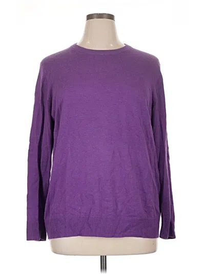 Pre-owned Joe Fresh Pullover Sweater In Purple