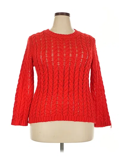 Pre-owned Joe Fresh Pullover Sweater In Red