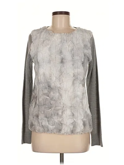 Pre-owned Joe Fresh Pullover Sweater In Silver