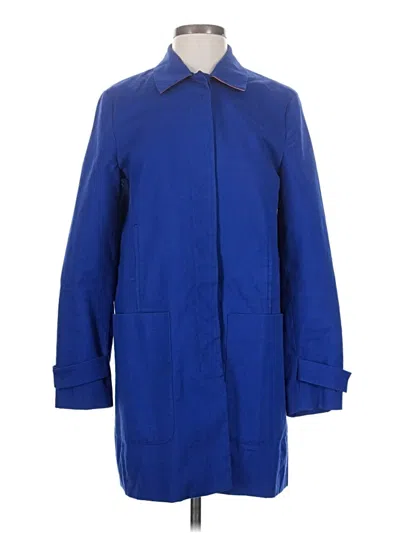Pre-owned Joe Fresh Raincoat In Blue
