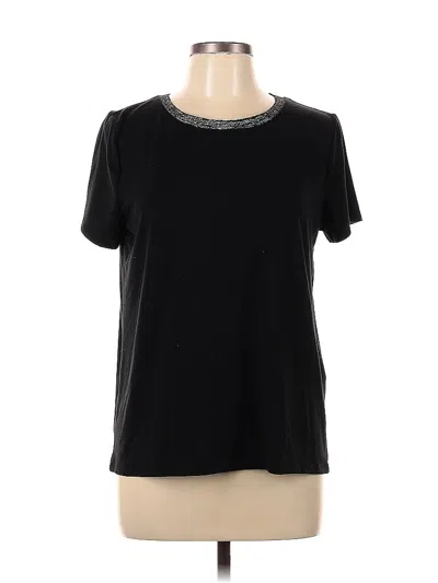 Pre-owned Joe Fresh Short Sleeve T-shirt In Black