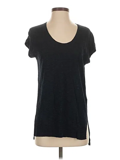 Pre-owned Joe Fresh Short Sleeve Top Gray Scoop Neck Tops