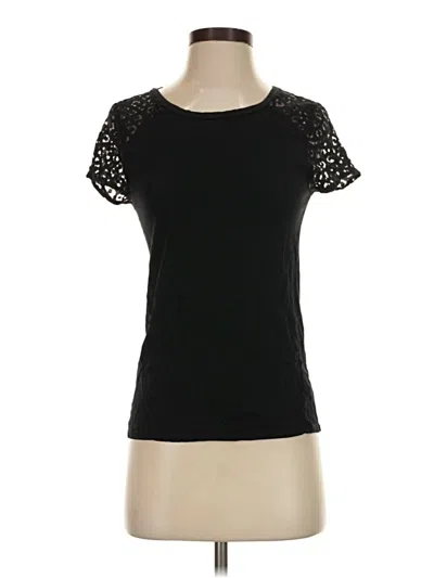 Pre-owned Joe Fresh Short Sleeve T-shirt In Black