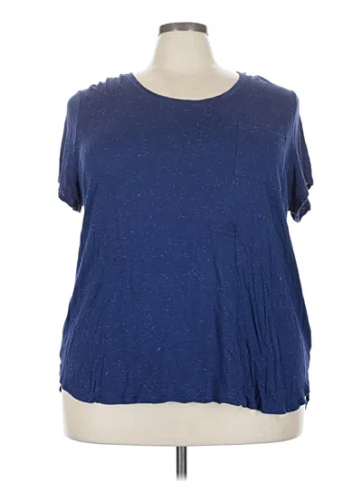 Pre-owned Joe Fresh Short Sleeve T-shirt In Blue