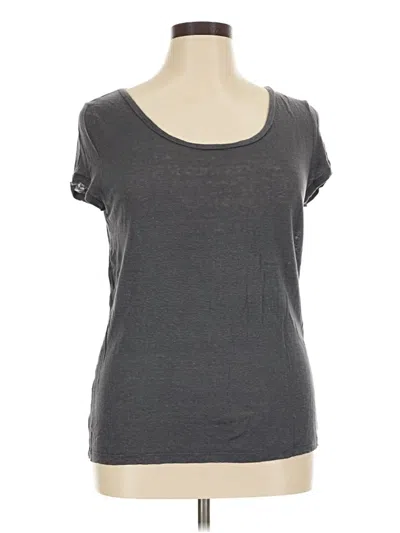Pre-owned Joe Fresh Short Sleeve T-shirt In Gray