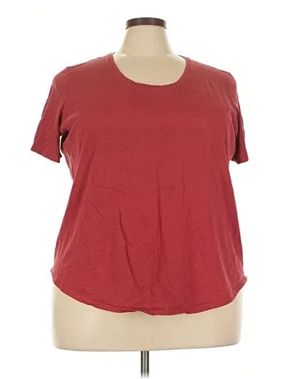 Pre-owned Joe Fresh Short Sleeve T-shirt In Red