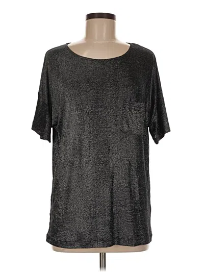 Pre-owned Joe Fresh Short Sleeve T-shirt In Silver