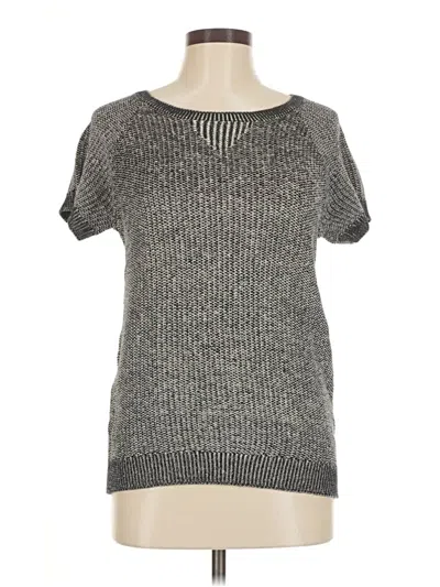 Pre-owned Joe Fresh Short Sleeve Turtleneck In Gray