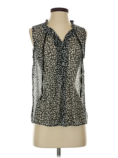 Pre-owned Joe Fresh Sleeveless Blouse In Black