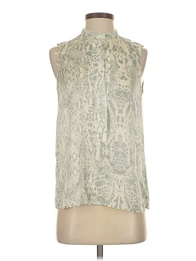 Pre-owned Joe Fresh Sleeveless Blouse In White