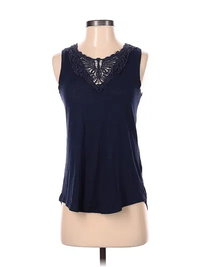 Pre-owned Joe Fresh Sleeveless T-shirt In Blue