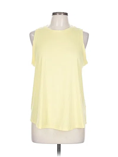 Pre-owned Joe Fresh Sleeveless T-shirt In Yellow