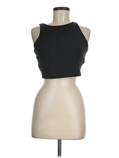 Pre-owned Joe Fresh Tank Top Black Halter Neckline Tops