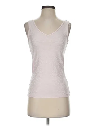 Pre-owned Joe Fresh Tank Top Ivory V-neck Tops