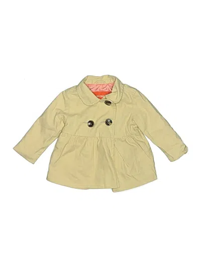 Pre-owned Joe Fresh Babies' Trenchcoat In Yellow