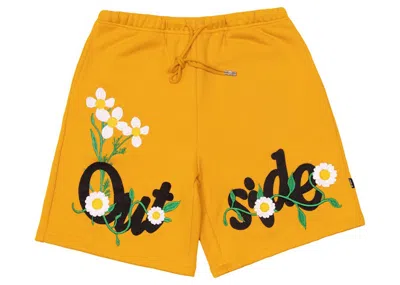 Pre-owned Joe Freshgoods Men's  Outside Shorts In Gold