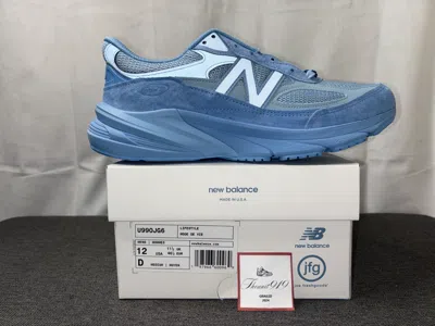 Pre-owned Joe Freshgoods X New Balance 990v6 Miusa Joe Freshgoods Prom Blue 12 U990jg6 Shoes In Multi