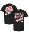 Joe Gibbs Racing Team Collection Black Denny Hamlin Car T-shirt In Black