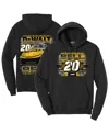 Joe Gibbs Racing Team Collection Men's Charcoal Christopher Bell Dewalt Pullover Hoodie In Charcoal