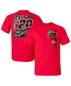 Joe Gibbs Racing Team Collection Men's Red Christopher Bell Rheem Car T-shirt In Red