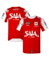 Joe Gibbs Racing Team Collection Men's Red Ty Gibbs Saia Sublimated Uniform T-shirt In Red