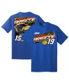 Joe Gibbs Racing Team Collection Men's Royal Chase Briscoe Bass Pro Shops Car T-shirt In Royal