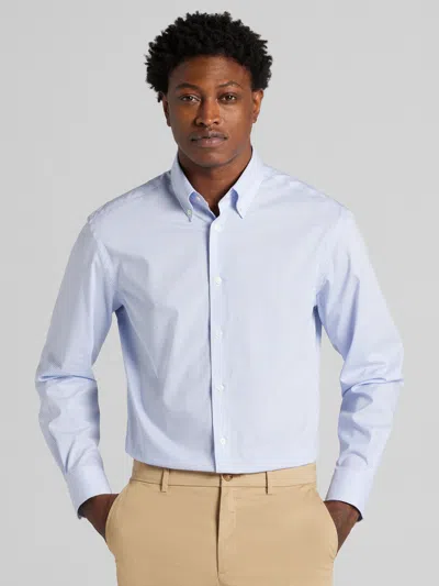 Joe Joseph Abboud Big & Tall Men's Slim Fit Dress Shirt In Blue