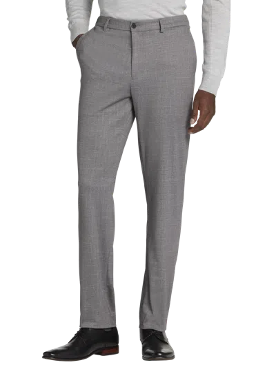 Joe Joseph Abboud Big & Tall Slim Fit Sharkskin Men's Suit Pants