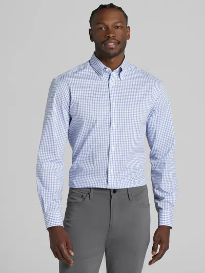 Joe Joseph Abboud Classic Fit Check Dress Shirt In Animal Print