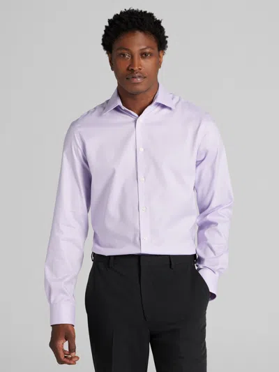 Joe Joseph Abboud Modern Fit Dobby Dress Shirt In Purple