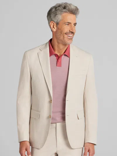 Joe Joseph Abboud Modern Fit Knit Men's Suit Jacket In Gray