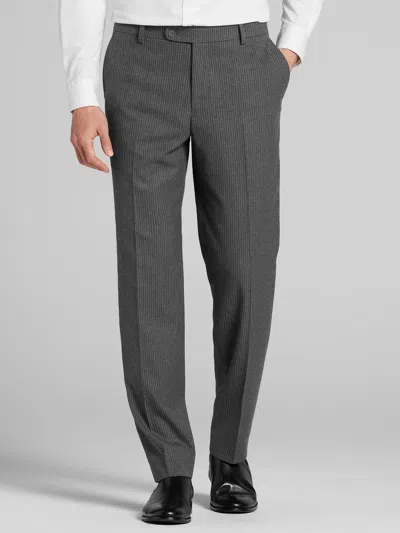 Joe Joseph Abboud Slim Fit Stripe Men's Suit Pants In Gray
