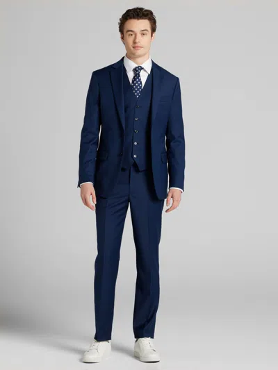 Joe Joseph Abboud Slim Fit Wool Blend Men's Suit In Blue