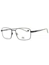 Joe Optical Modern Rectangular Eyeglasses For Men In Black