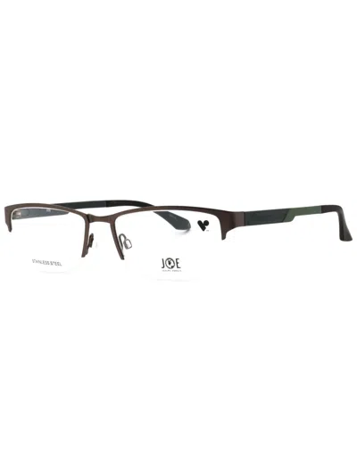Joe Optical Modern Rectangular Eyeglasses For Men In Black