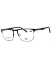 Joe Optical Modern Rectangular Men's Eyeglasses In Black