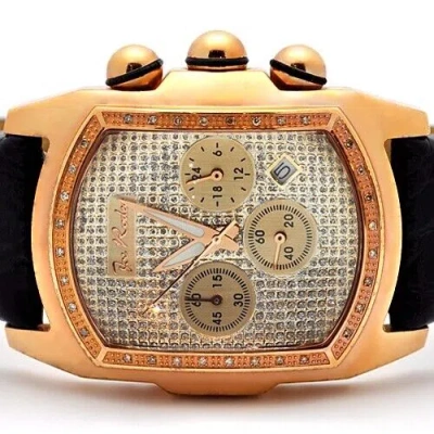 Pre-owned Joe Rodeo King 0.36 Ct Diamond Mens Rose Gold Tone Watch Jki19