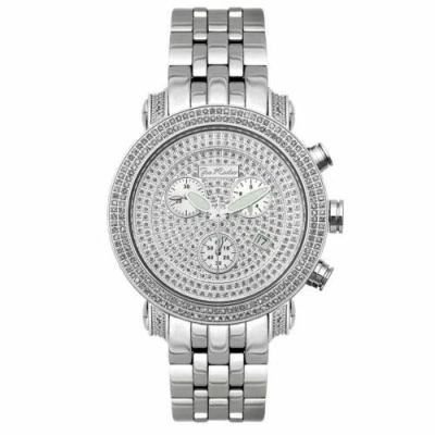 Pre-owned Joe Rodeo Men's Diamond Watch  Classic Jcl15 1.75 Ct Illusion Dial Chronograph In White