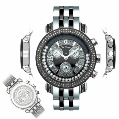 Pre-owned Joe Rodeo Men's Diamond Watch  Classic Jcl41(w) 1.75 Ct Illusion Dial In Black
