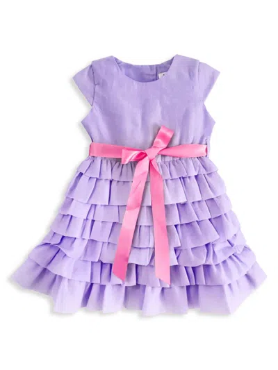 Joe-ella Baby Girl's, Little Girl's & Girl's Ruffle Tiered Dress In Lilac