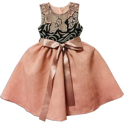 Joe-ella Kids'  Aura Dress In Medium Pink