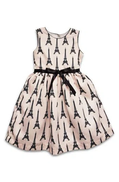 Joe-ella Kids' Parisian Party Dress In Pink
