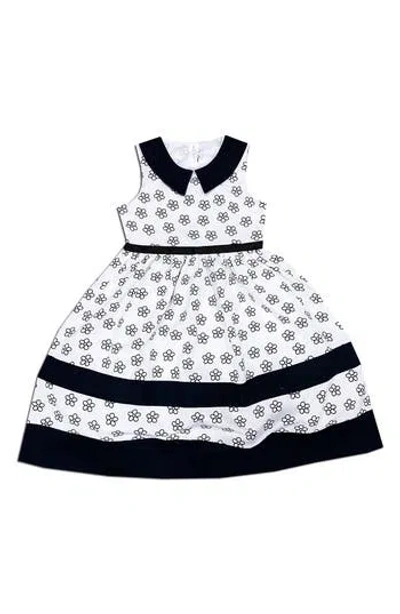 Joe-ella Kids' Daisy Print Dress In White