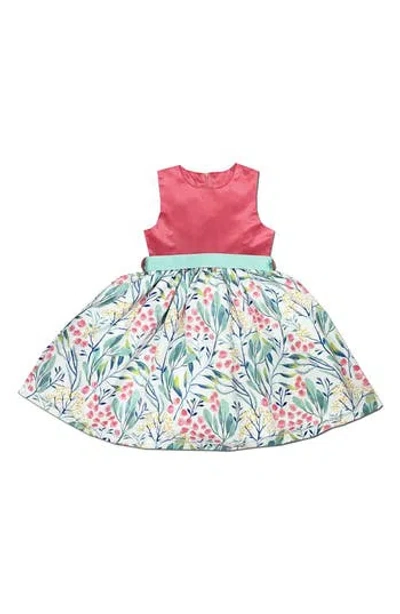 Joe-ella Kids' Floral Party Dress In Multi